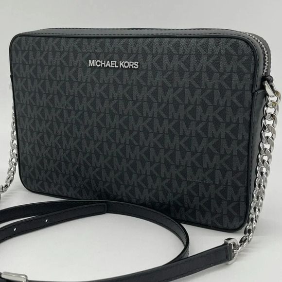Michael Kors EW Crossbody Bag Black - Picture 1 of 9